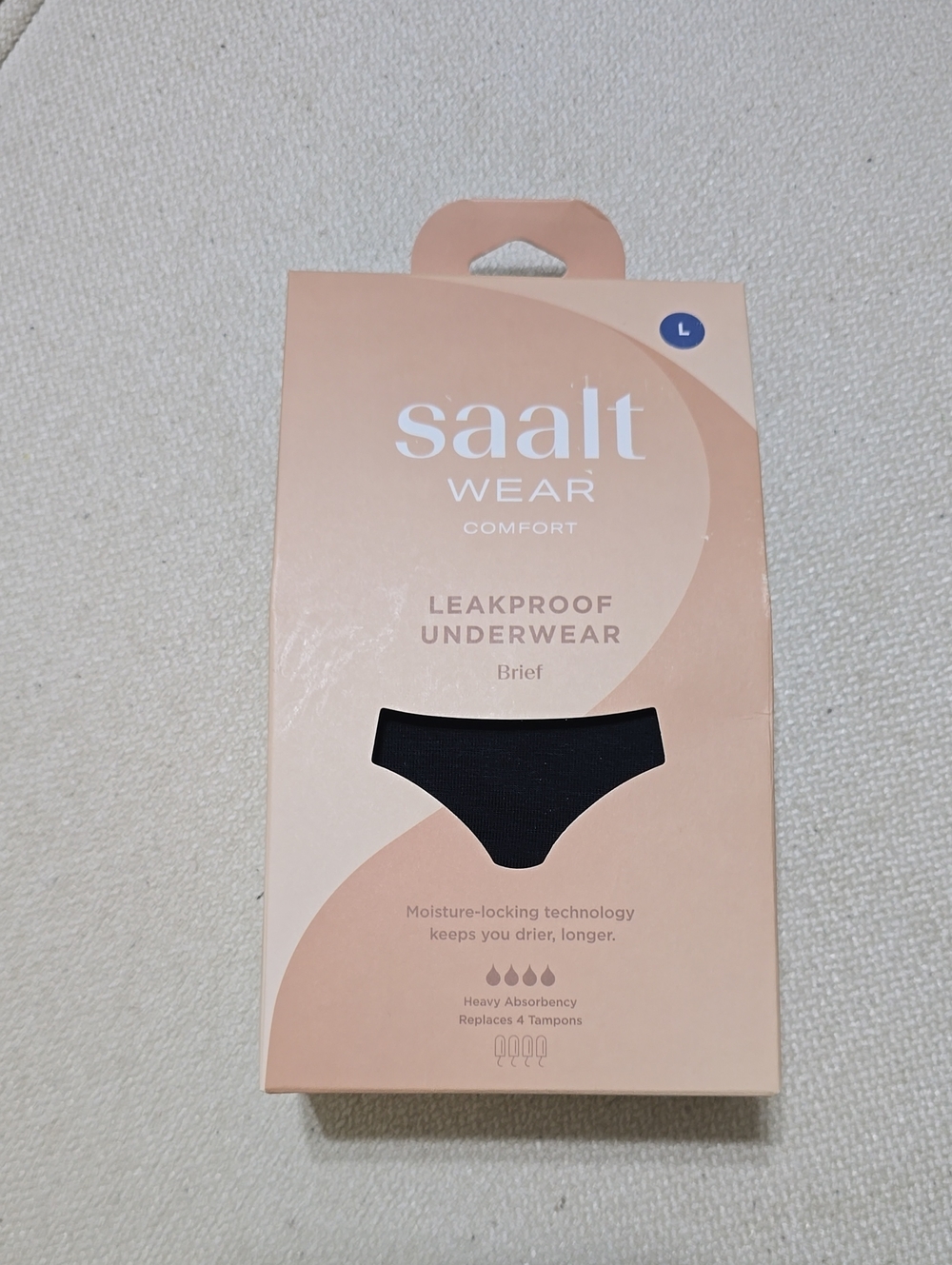 Saalt Wear Leakproof Brief - Black (Women's)